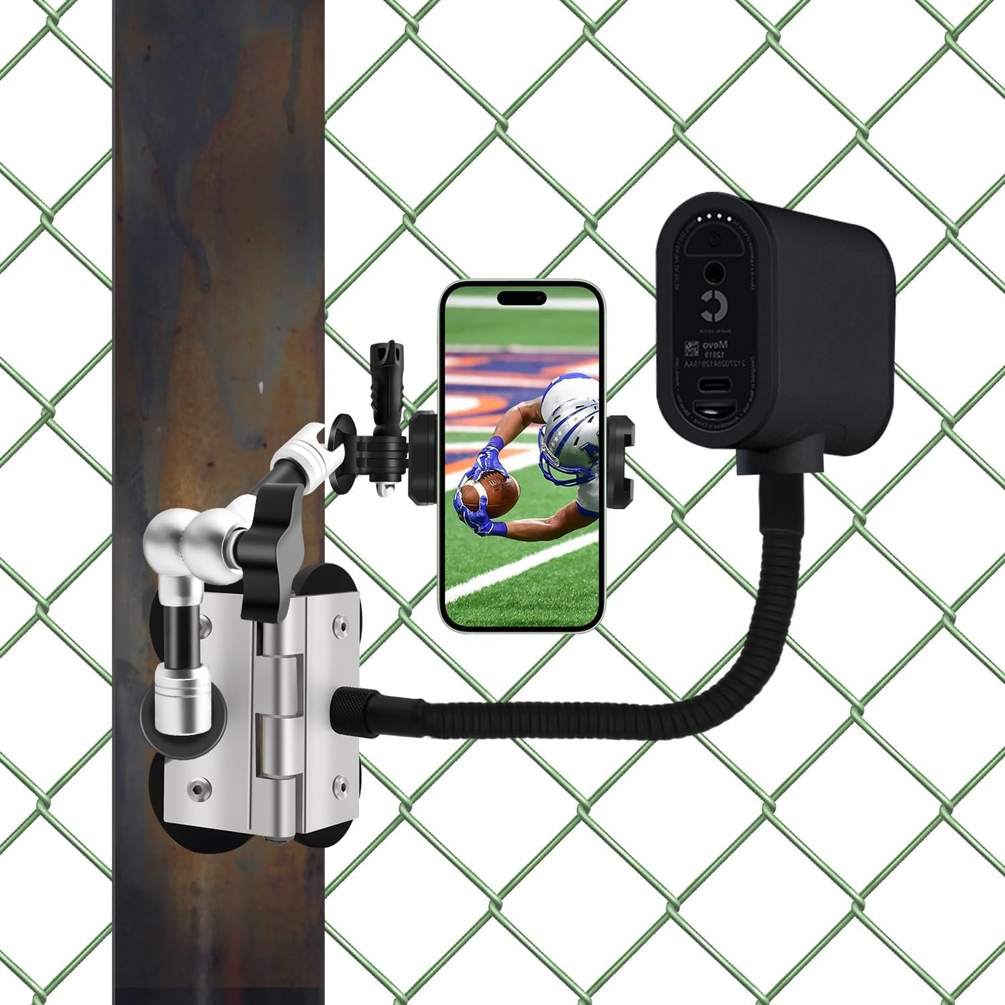 Magnetic Fence Mount for Mevo Start and Action Cameras