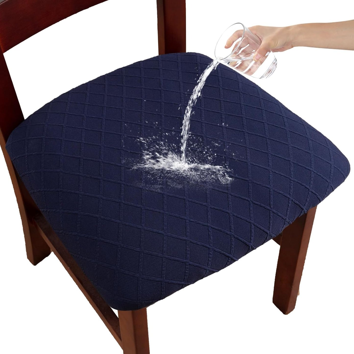Waterproof Chair Seat Covers Set of 6 for Dining Room Use