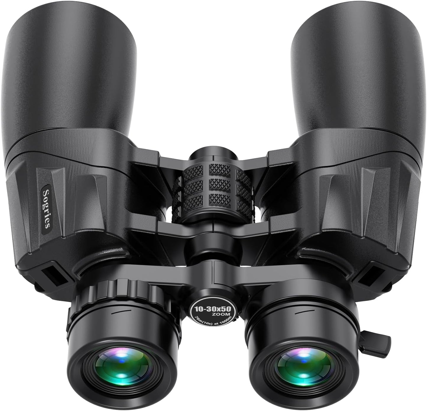 High Powered 10-30x50 Zoom Binoculars for Bird Watching and Travel