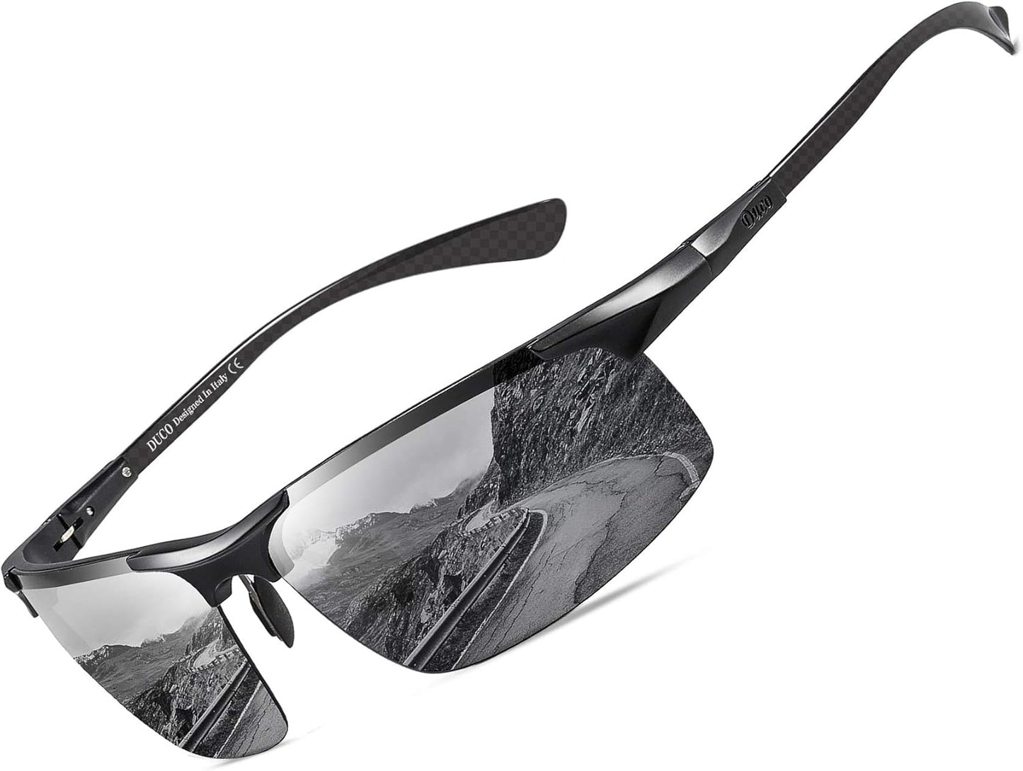 DUCO Mens Polarized Sports Sunglasses for Fishing and Driving