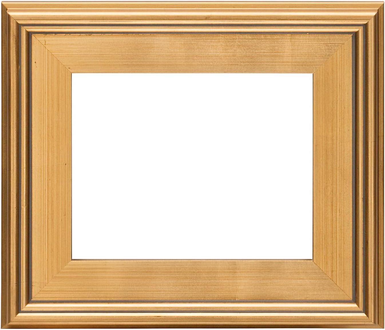Plein Air Wooden Picture Frame - 8X10 Gold for Art Panels