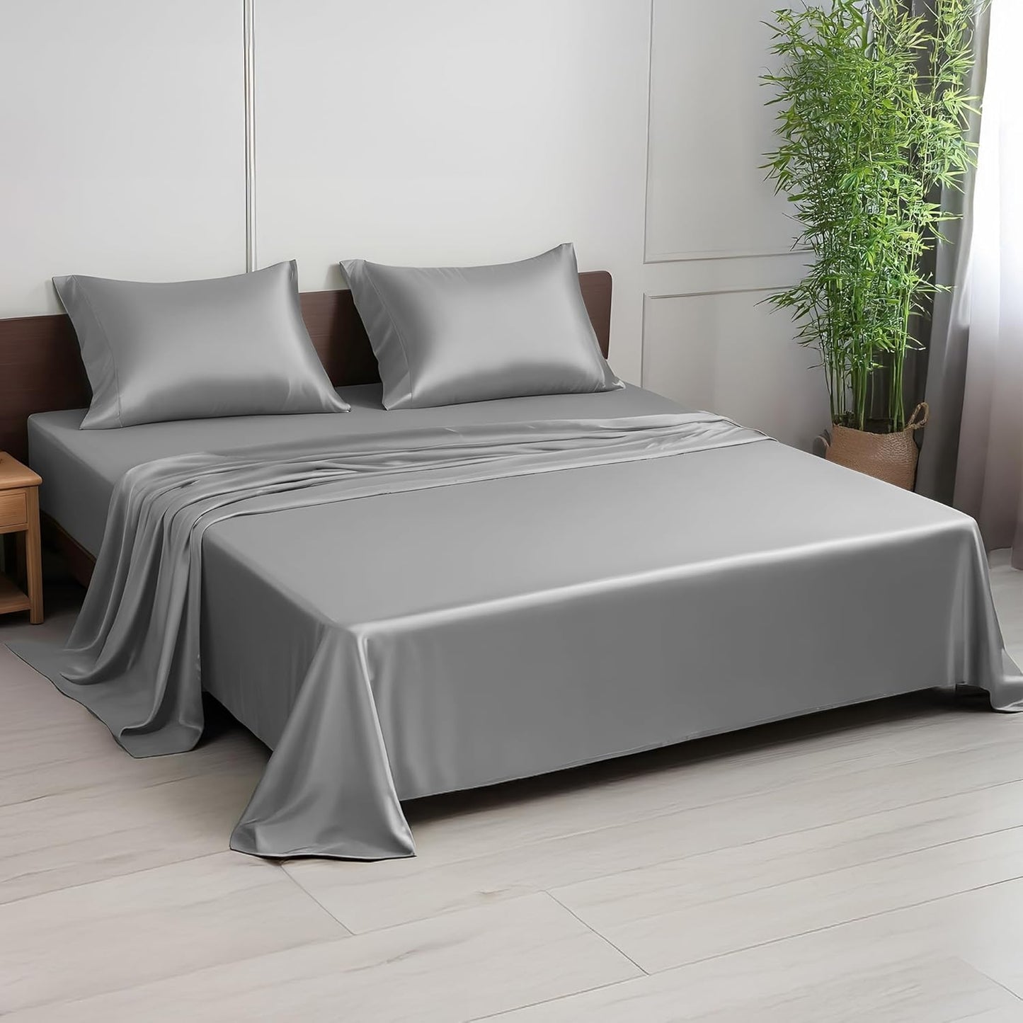 Linenwalas Premium Bamboo Twin XL Sheet Set for Hot Sleepers