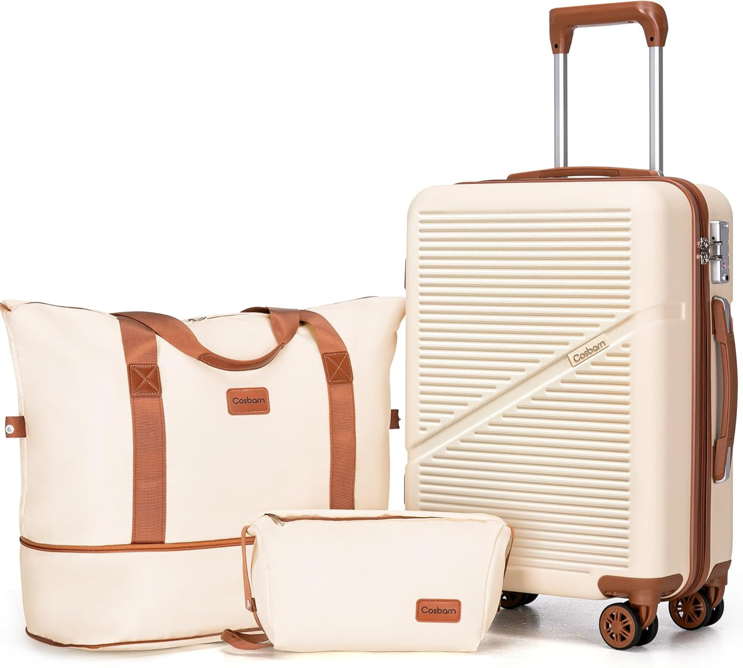 Carry On Luggage Set 22x14x9 Lightweight Hardside Suitcases