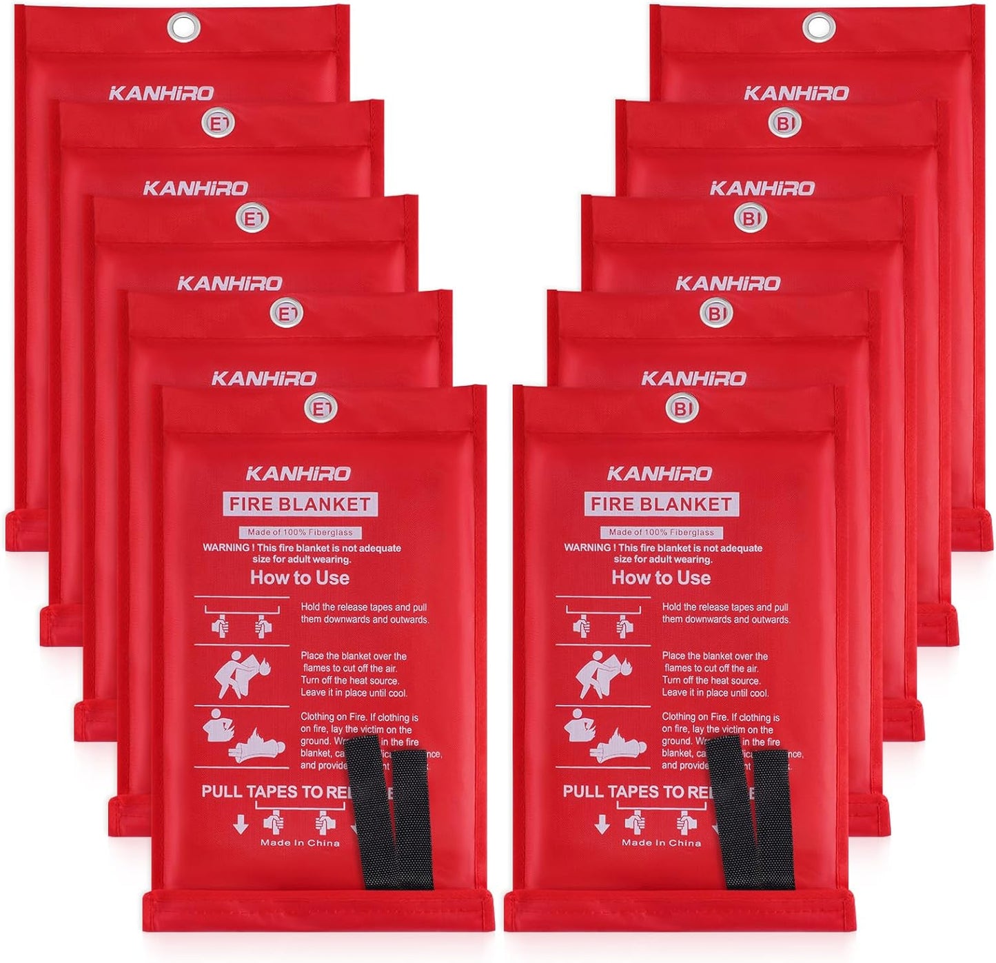 Emergency Fire Blanket for Home Kitchen - Efficient Fire Safety