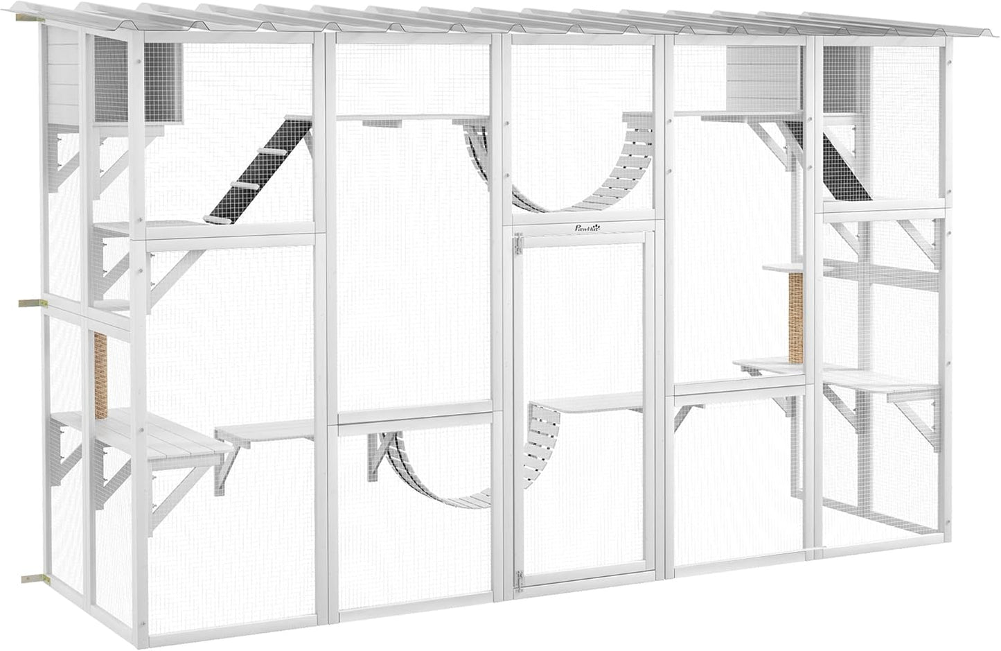 PawHut Catio Outdoor Cat Enclosure for Multiple Kitties