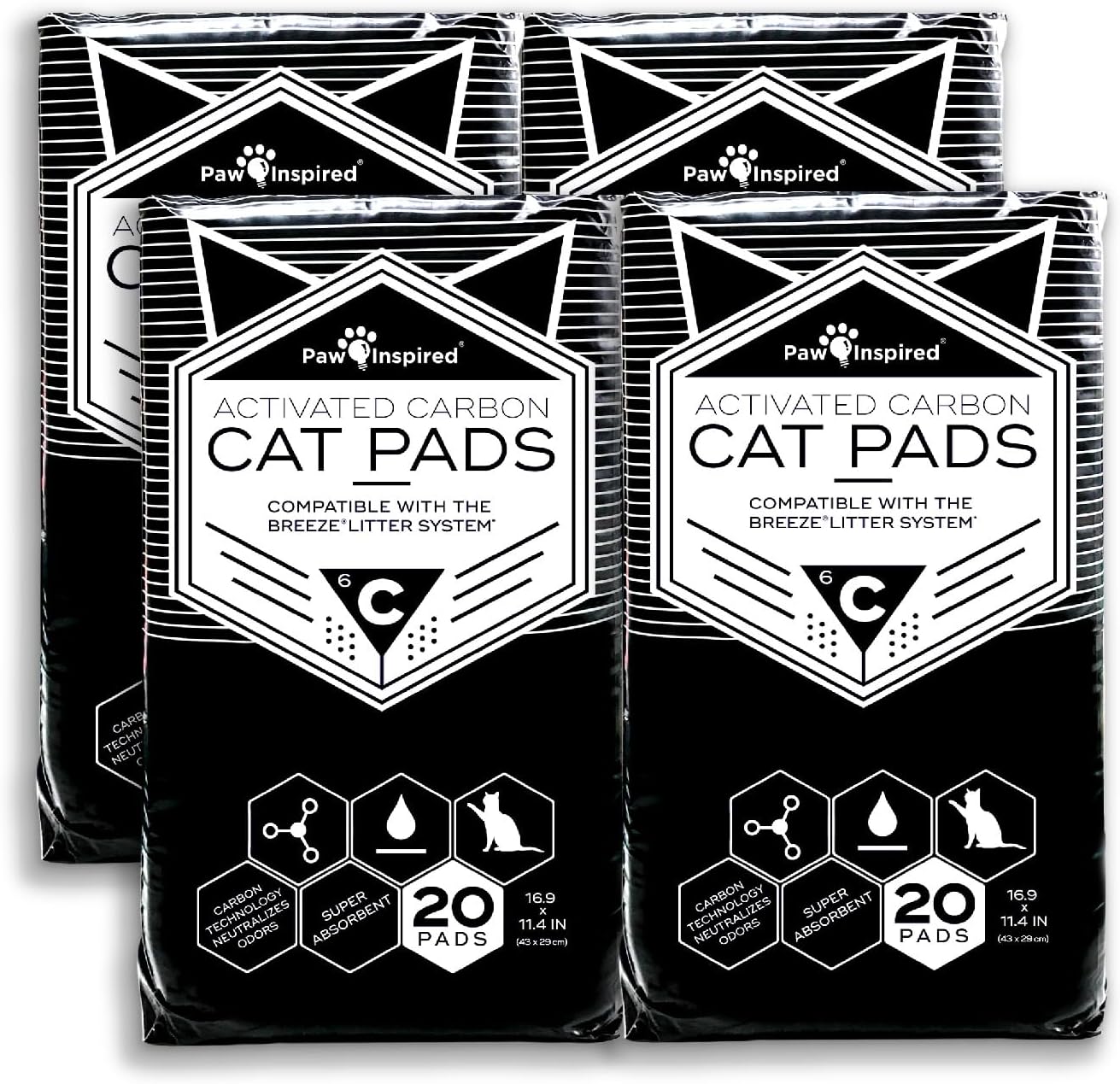 Paw Inspired Cat Pads for Tidy Cats Breeze Litter Box System