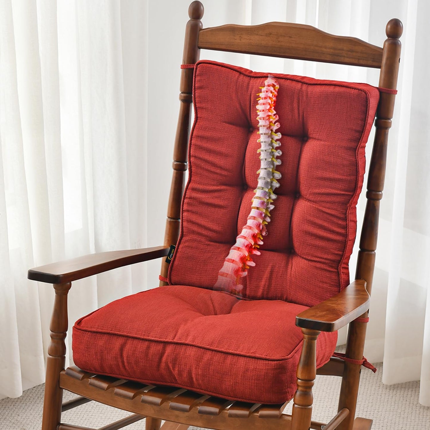 SUNROX Memory Foam Rocking Chair Cushion Set for Comfort