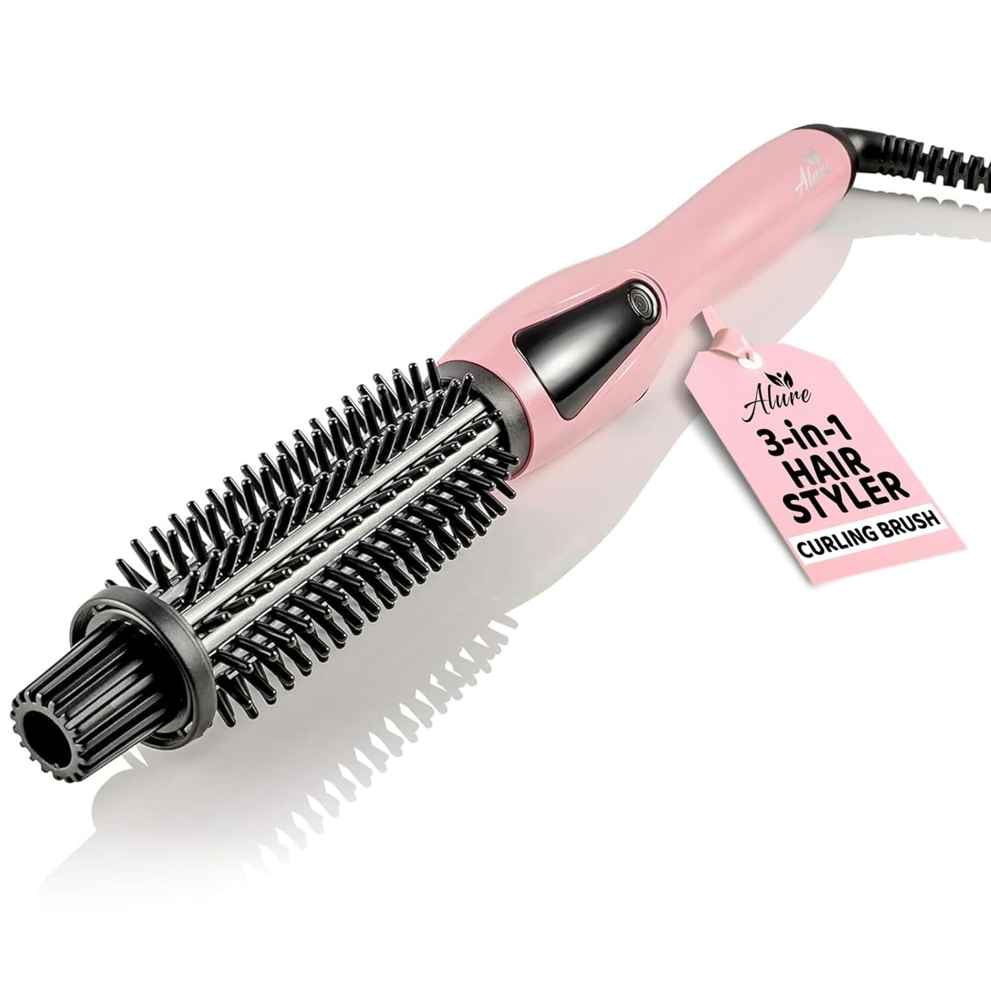 Alure Heated Styling Brush - 3-in-1 Ionic Hair Curler