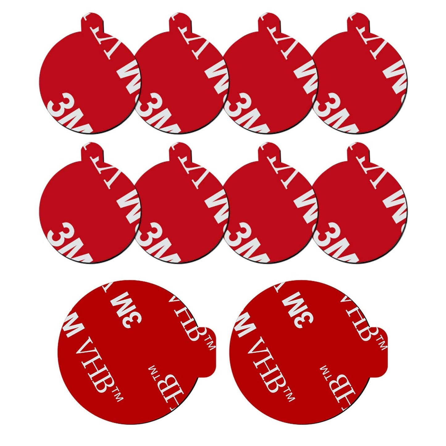 10 Pack VHB Sticker Pads for Strong Magnetic Phone Holders
