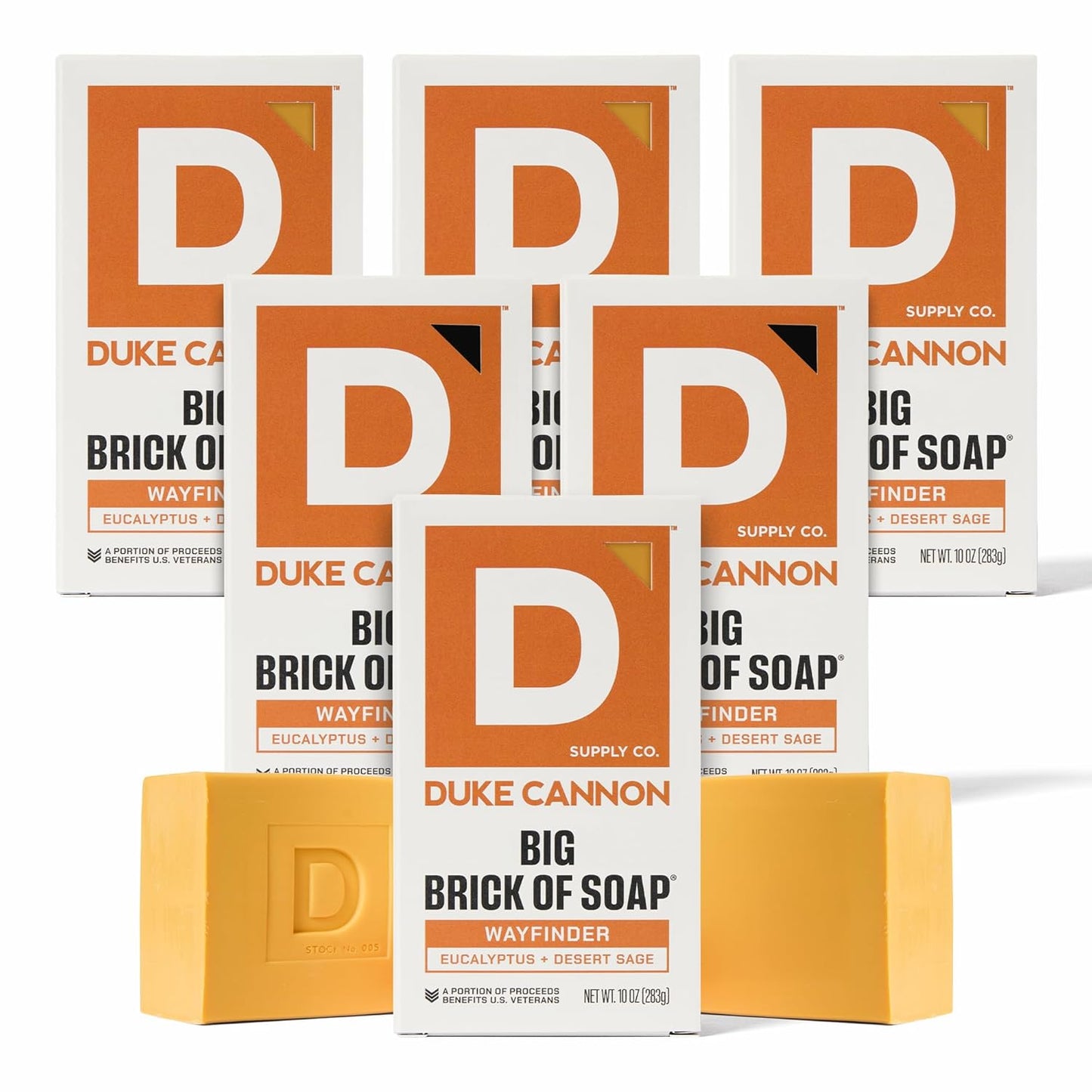 Duke Cannon Extra Large Bar Soap Bundle for Men - 6 Pack