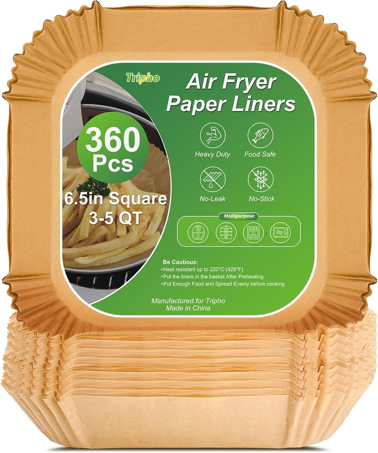 Non-Stick Air Fryer Liners - 360 Pcs