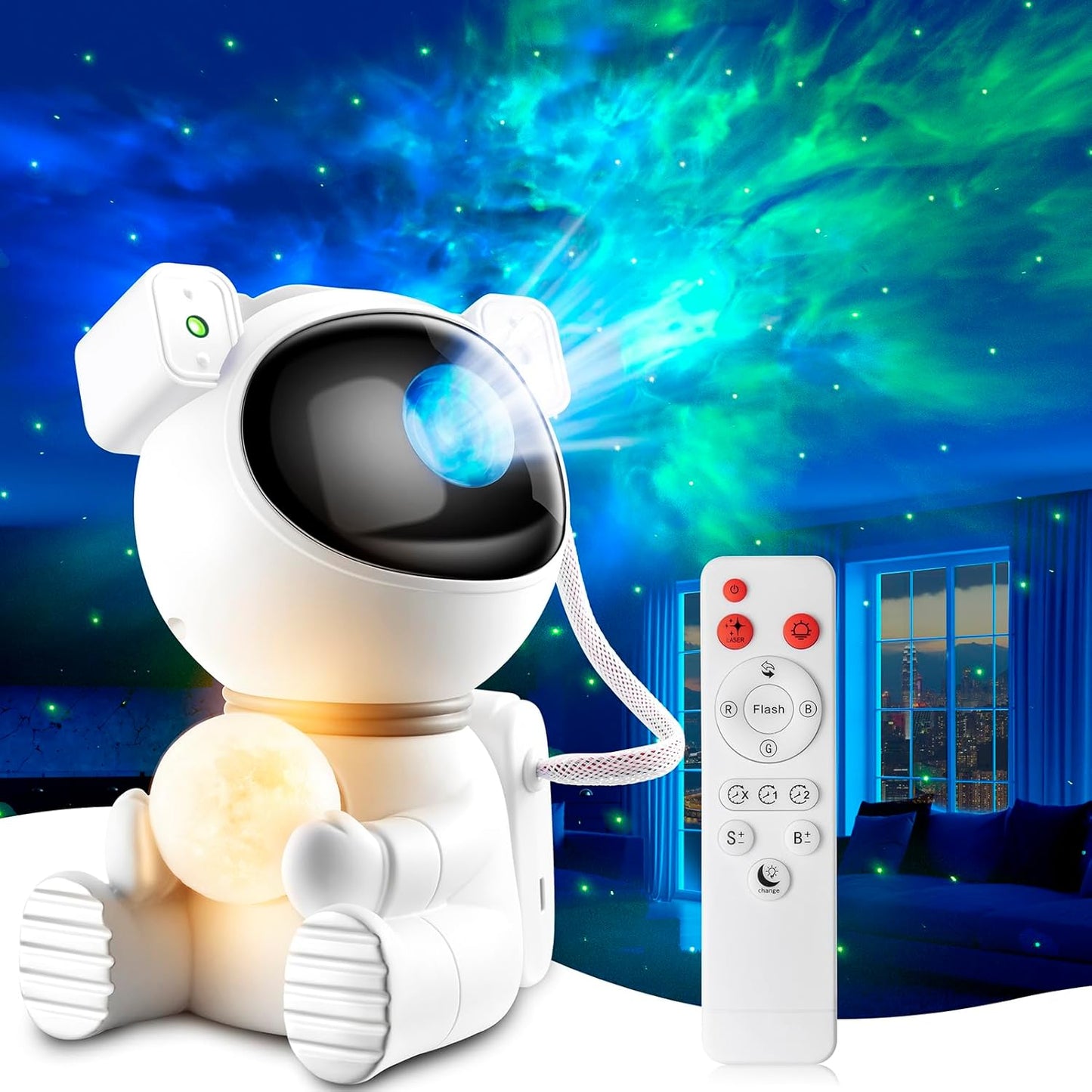 360 Remote Starlight: Aoshet Galaxy Projector