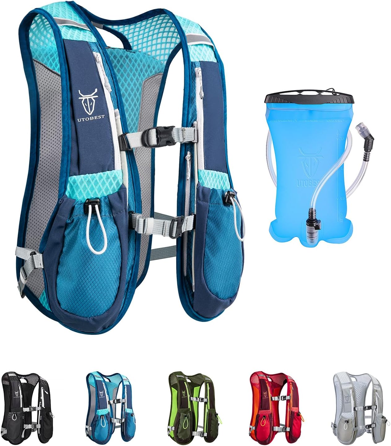 Lightweight 5L Hydration Vest for Running and Cycling Comfort