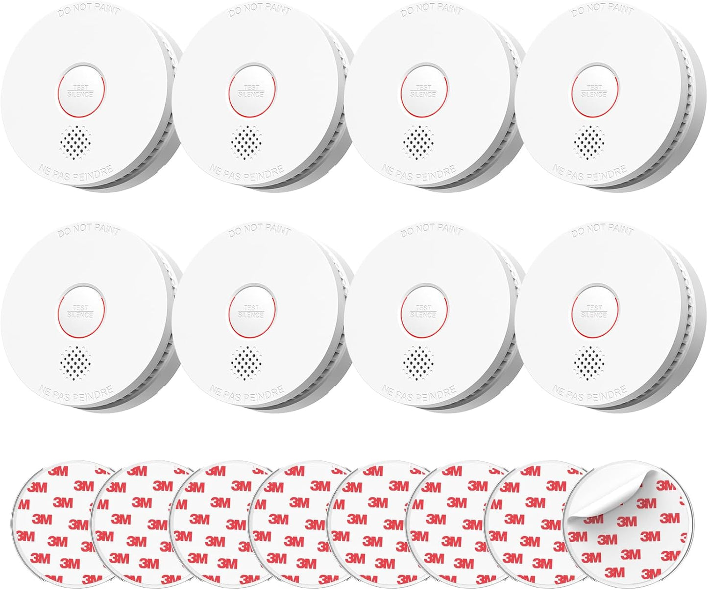 SITERLINK Smoke Detectors with Replaceable Battery for Safety