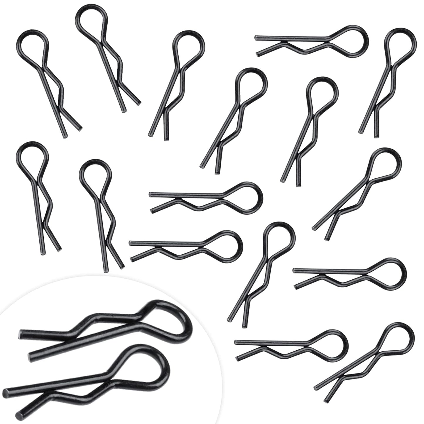HobbyPark 1/16 1/18 RC Car Body Clips - Pack of 50