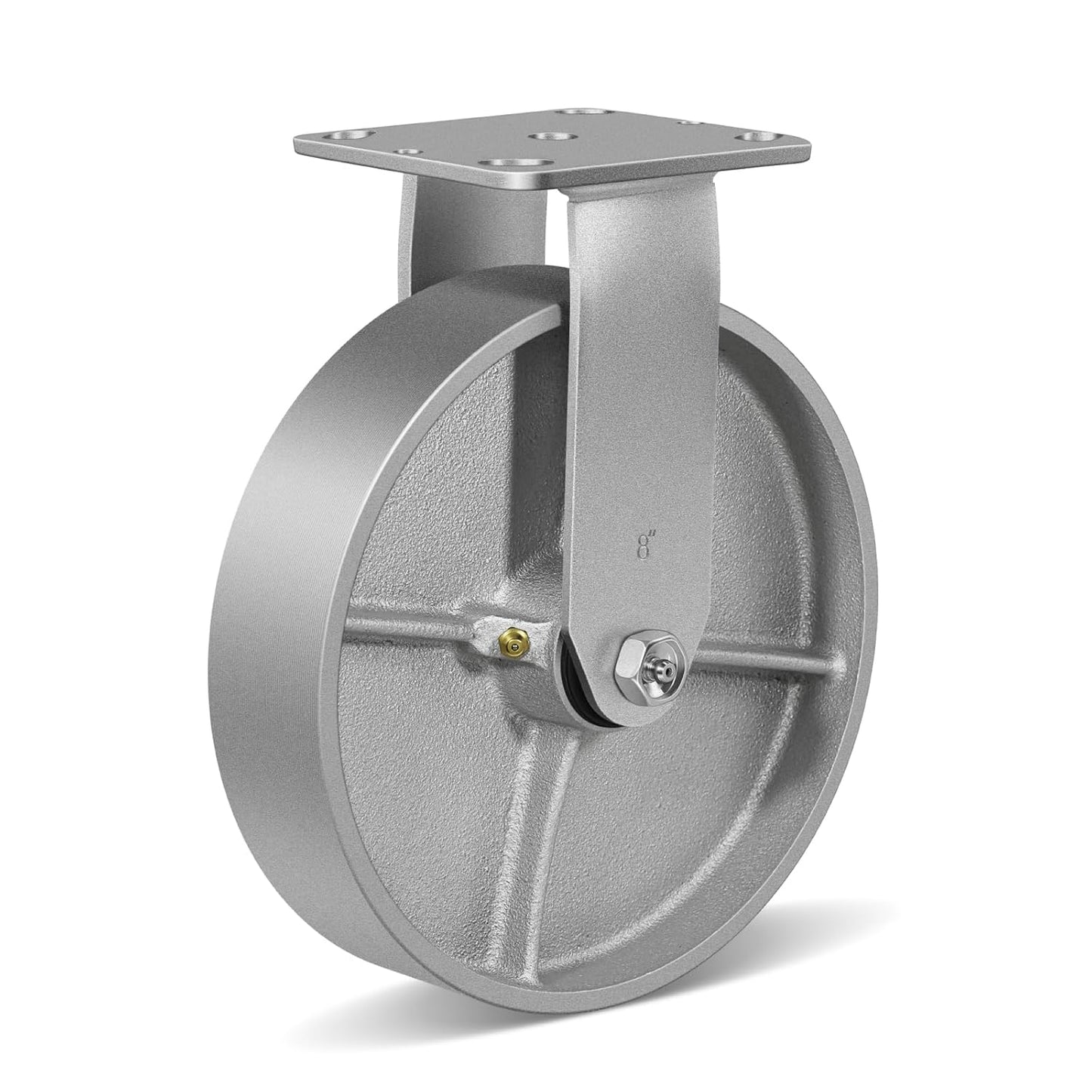 8 Inch Industrial Casters with Heavy Duty 1500 lb Capacity