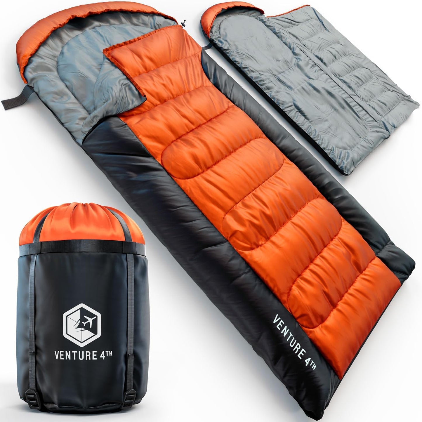 VENTURE 4TH XXL Backpacking Sleeping Bag for Outdoor Adventures
