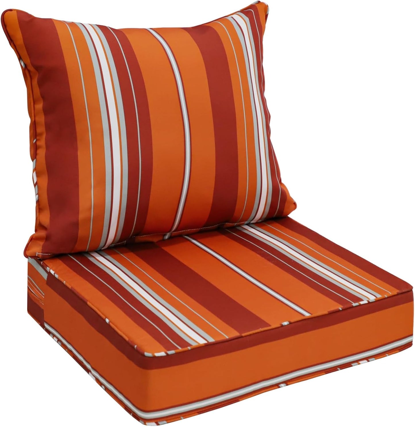EAGLE PEAK Outdoor Deep Seat Cushion Set for Ultimate Comfort