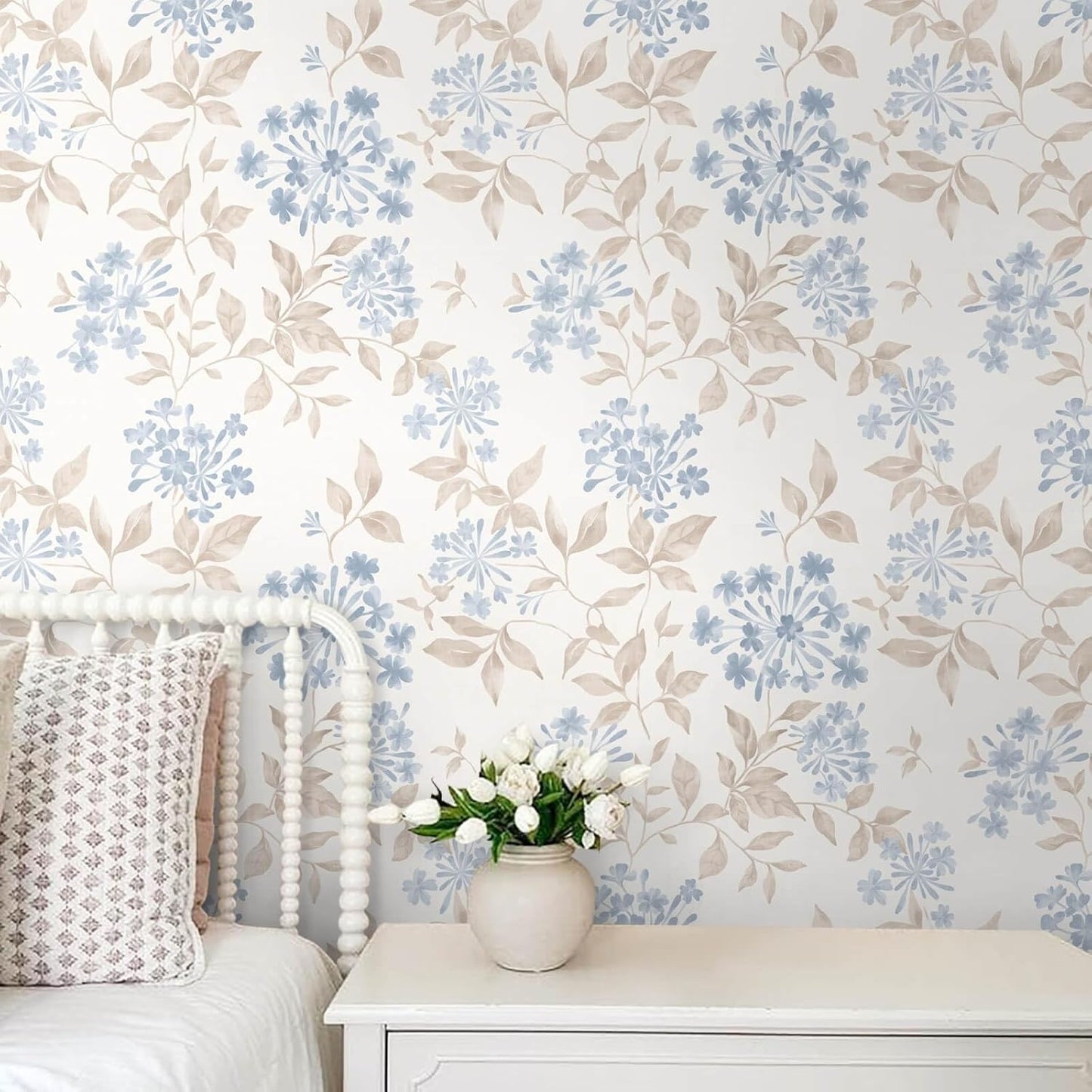 Boho Floral Wallpaper Peel and Stick for Home Decor
