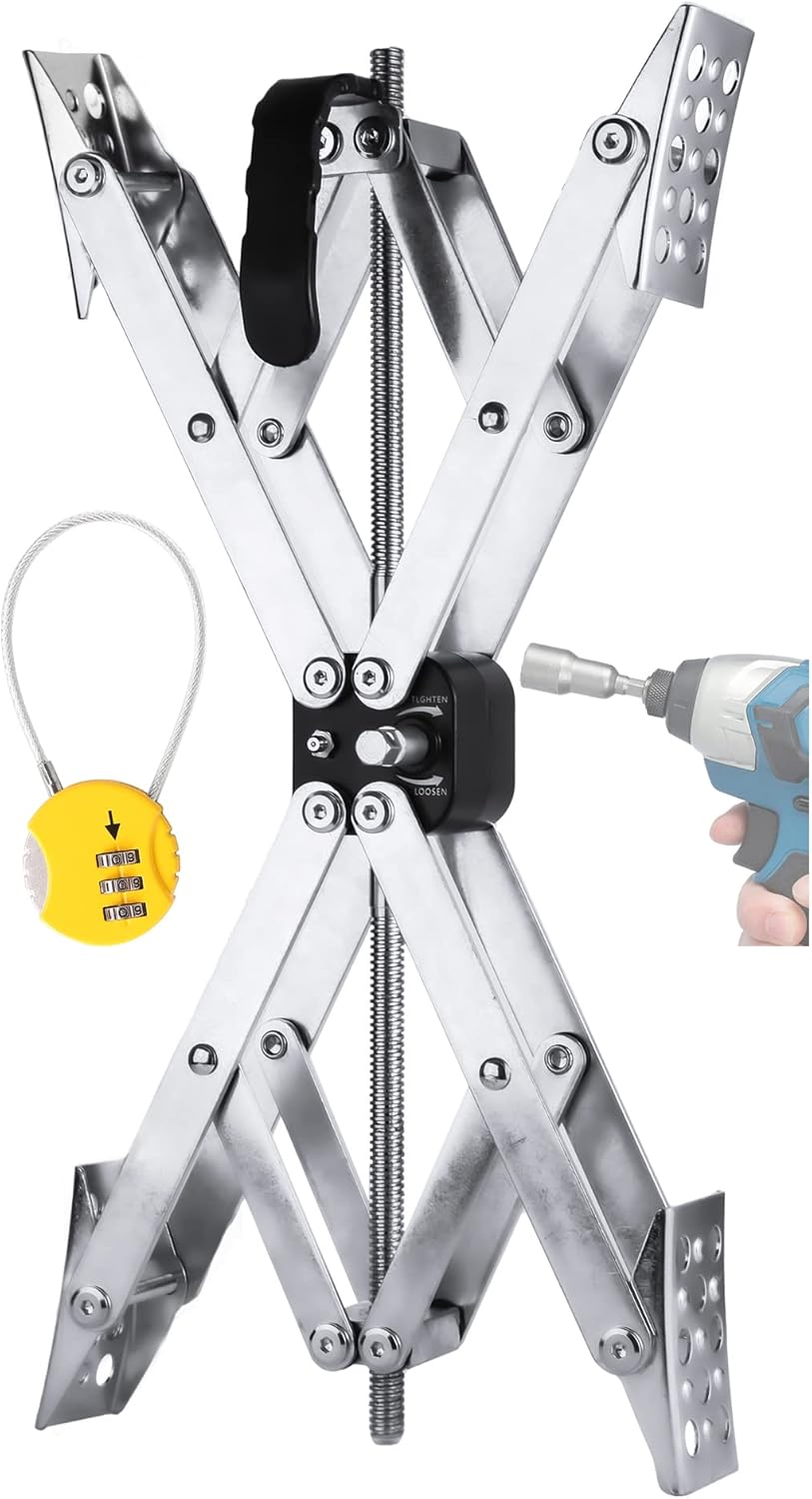 X-Shaped RV Stabilizer XL Wheel Chock for Secure Camping