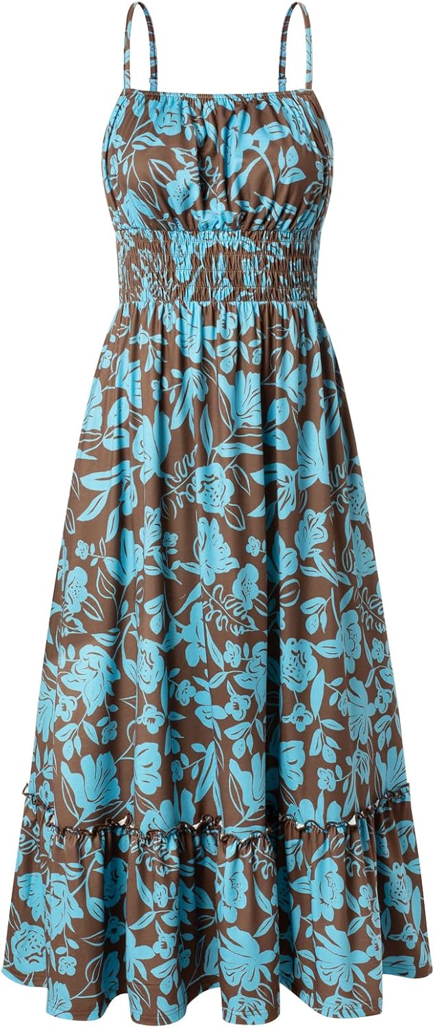 GRACE KARIN Summer Maxi Dress with Pockets for Women