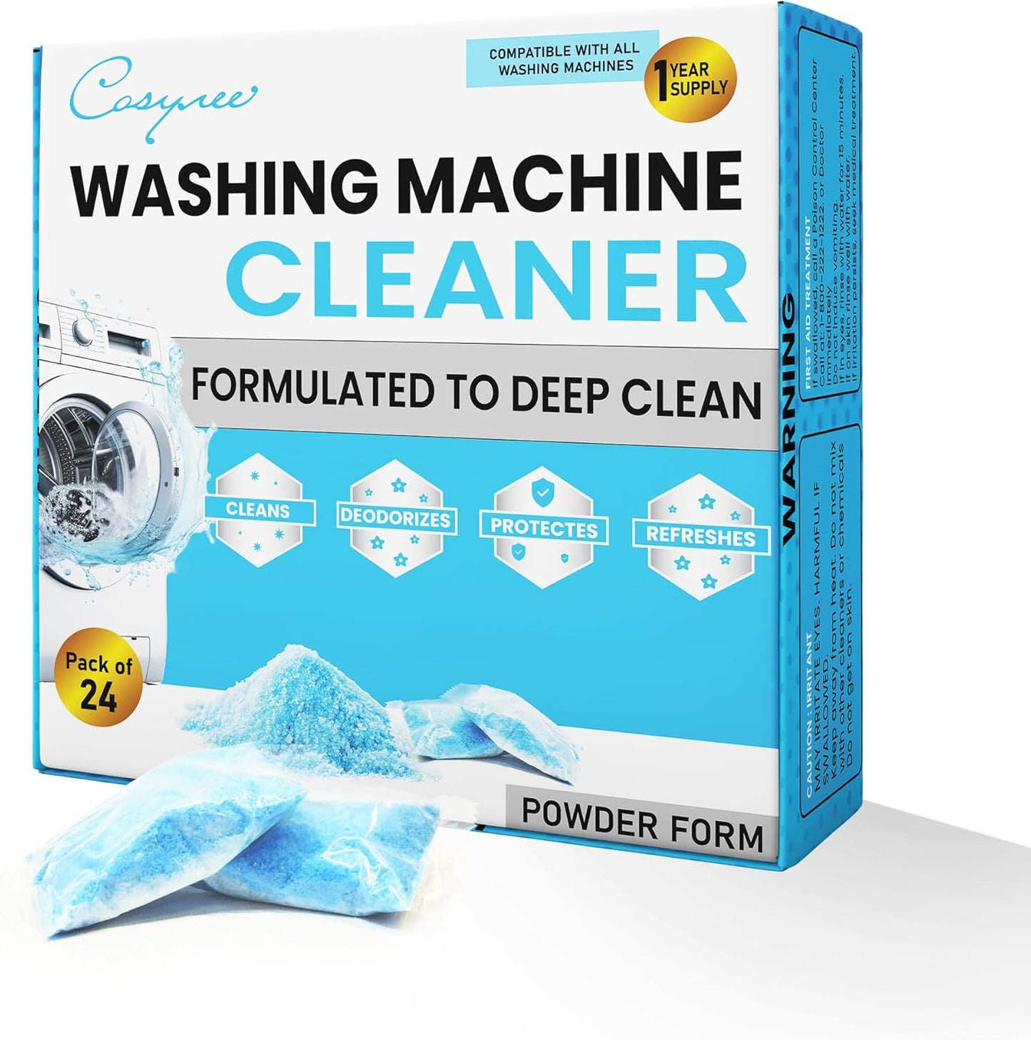 Deep Clean Oxi Washer Cleaner | 1 Year Supply