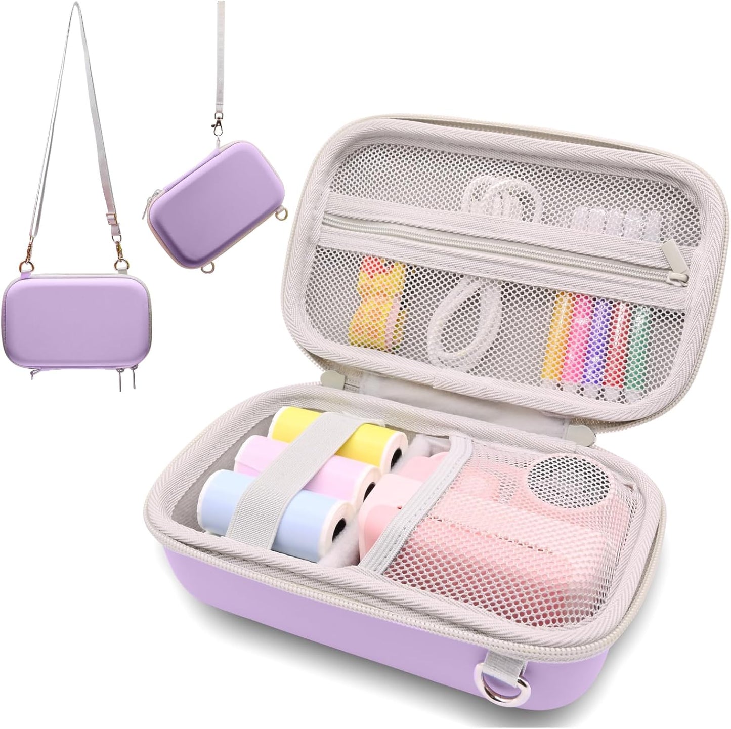 Kid Camera Case: Hard Storage Organizer (Purple)
