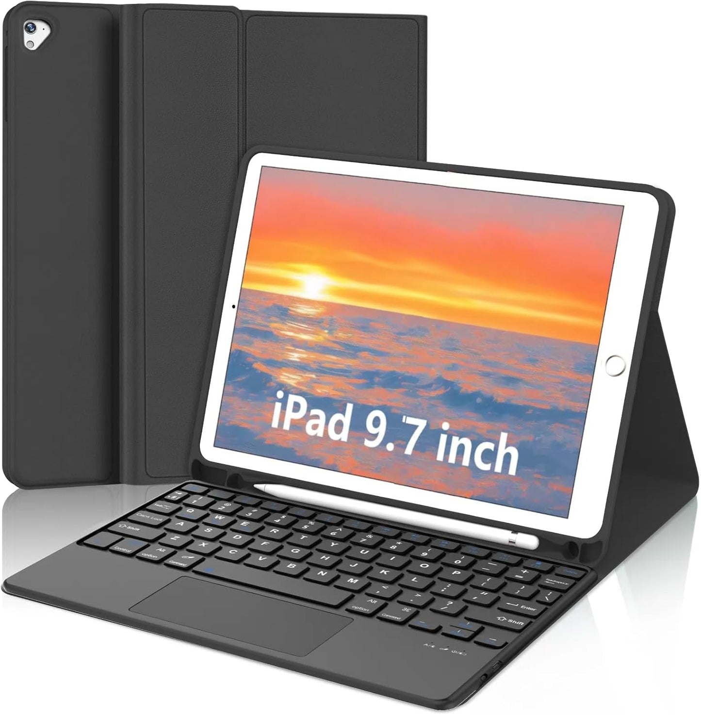 IVEOPPE Keyboard Case for iPad 9.7 inch with Trackpad