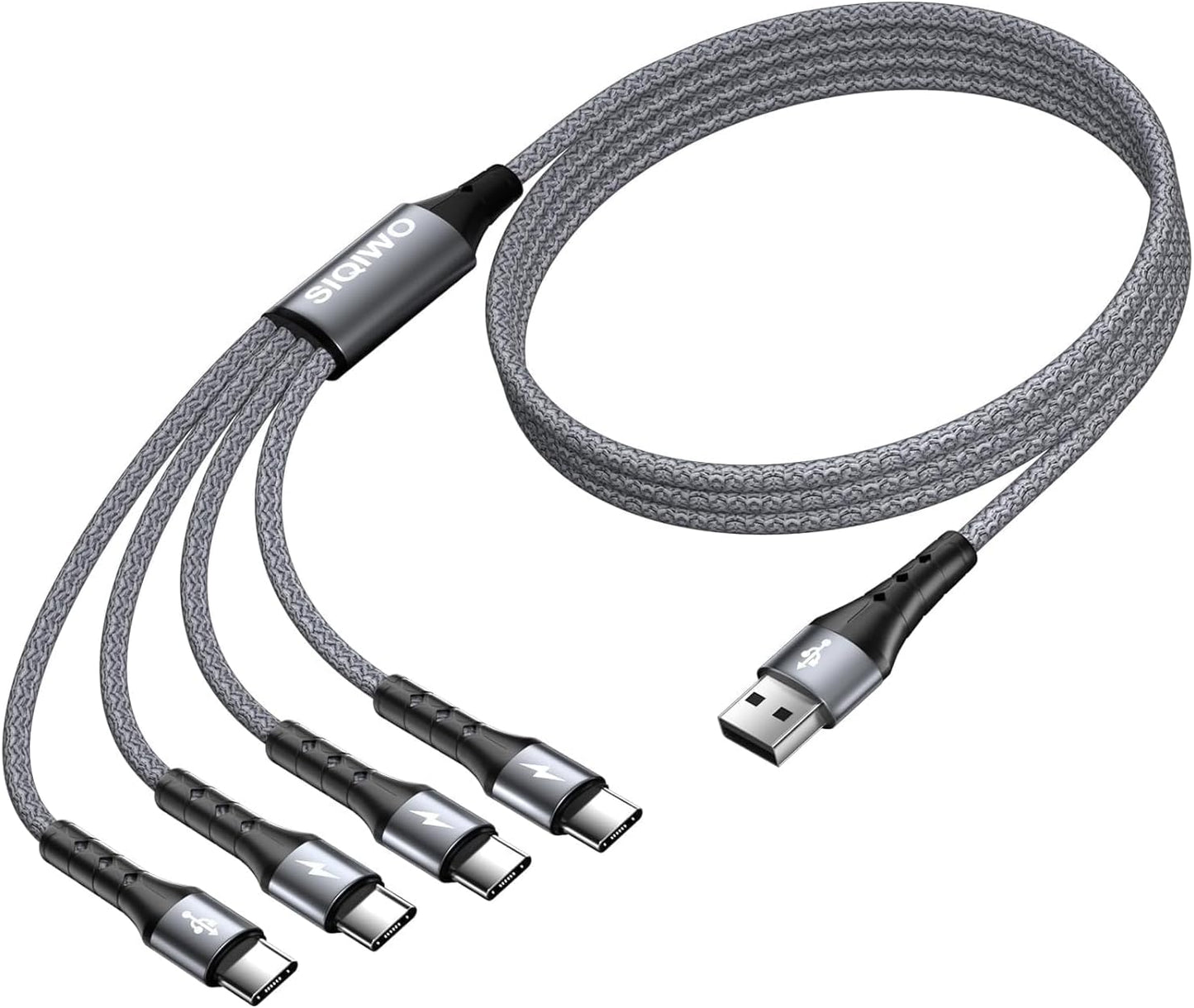 Fast Charge 4-in-1 Multi USB C Cable by SIQIWO