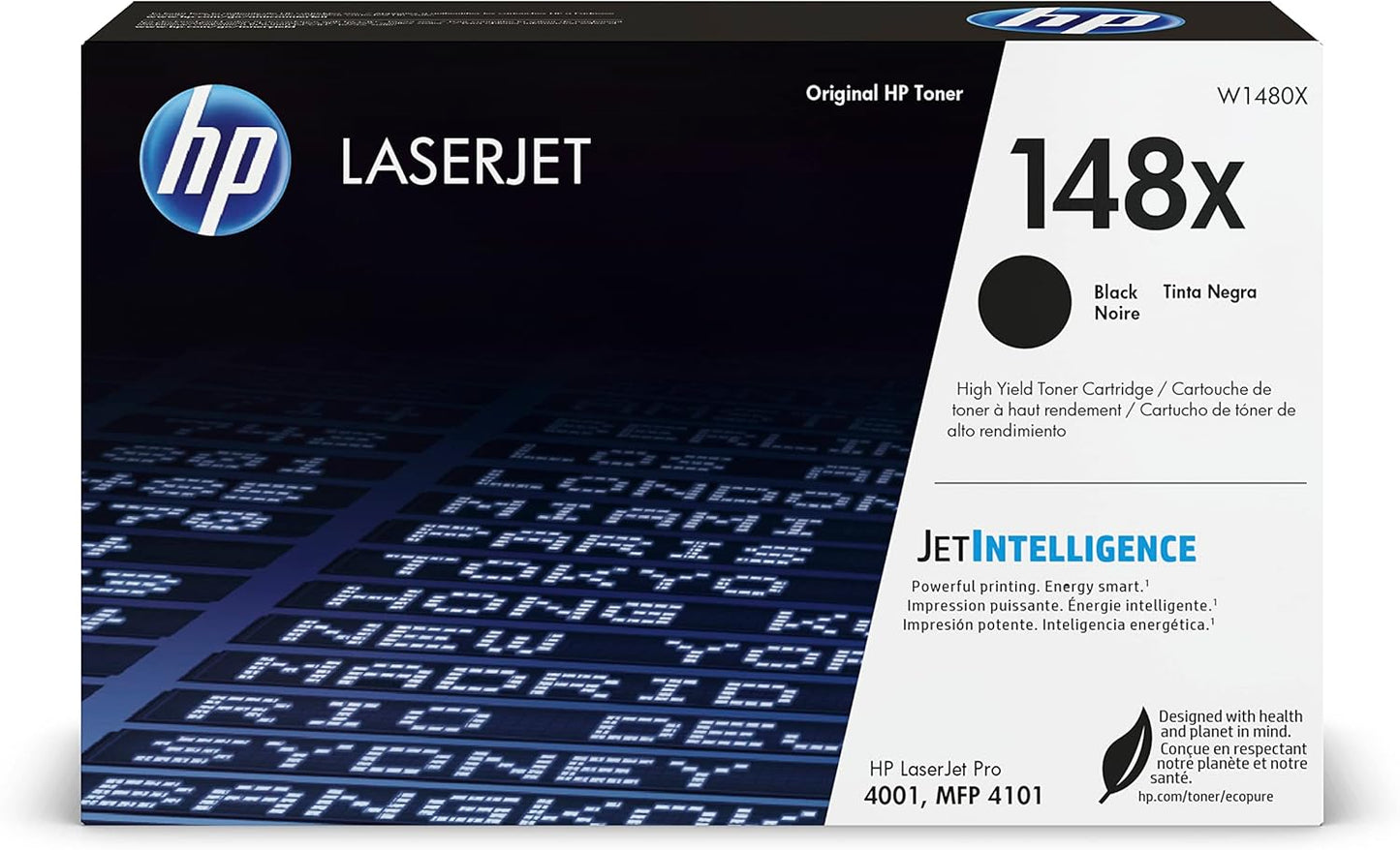 HP Original 148X Black Laserjet Toner Cartridge for Pro 4001