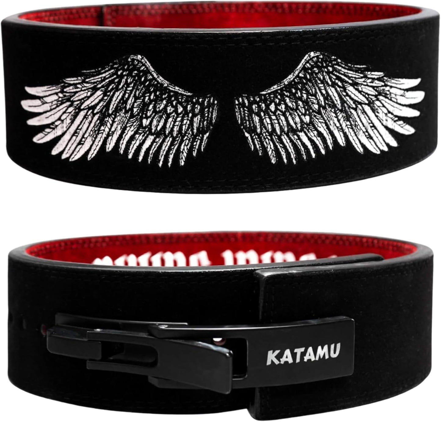 Katamu Premium Leather Weightlifting Belt for Serious Lifters