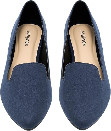 Ataiwee Women's Wide Width Flats Shoes for Comfort and Style