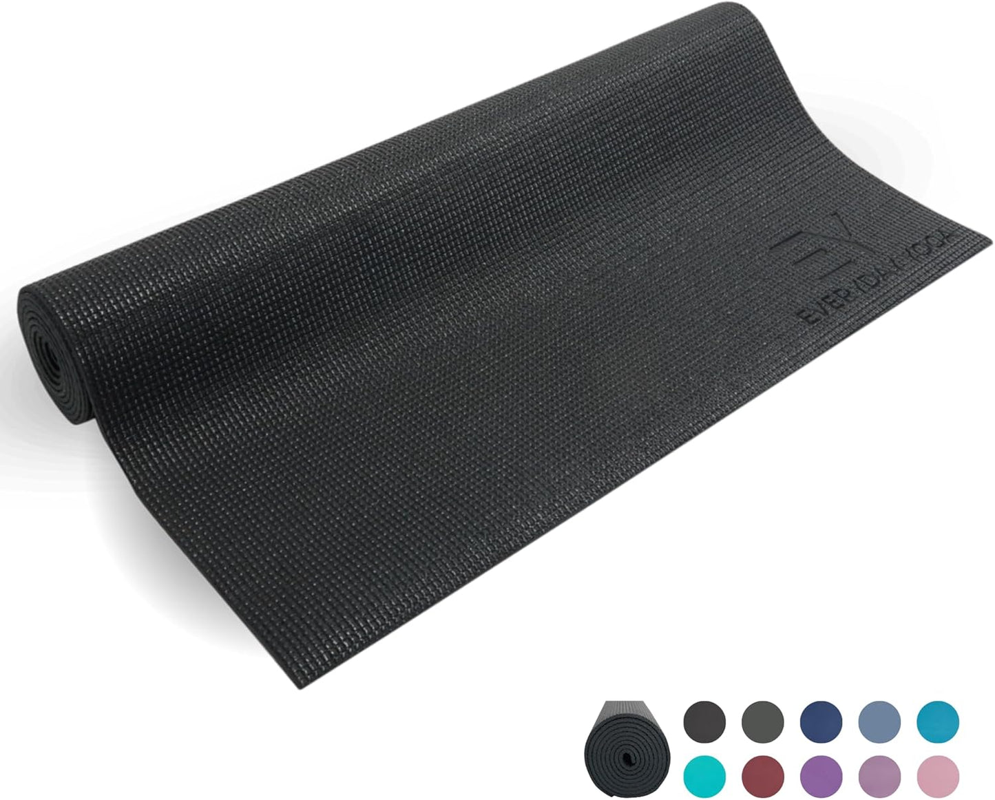 Deluxe Non-Slip Eco-Friendly Yoga Mat - Anti-Tear, 3-5mm Thickness