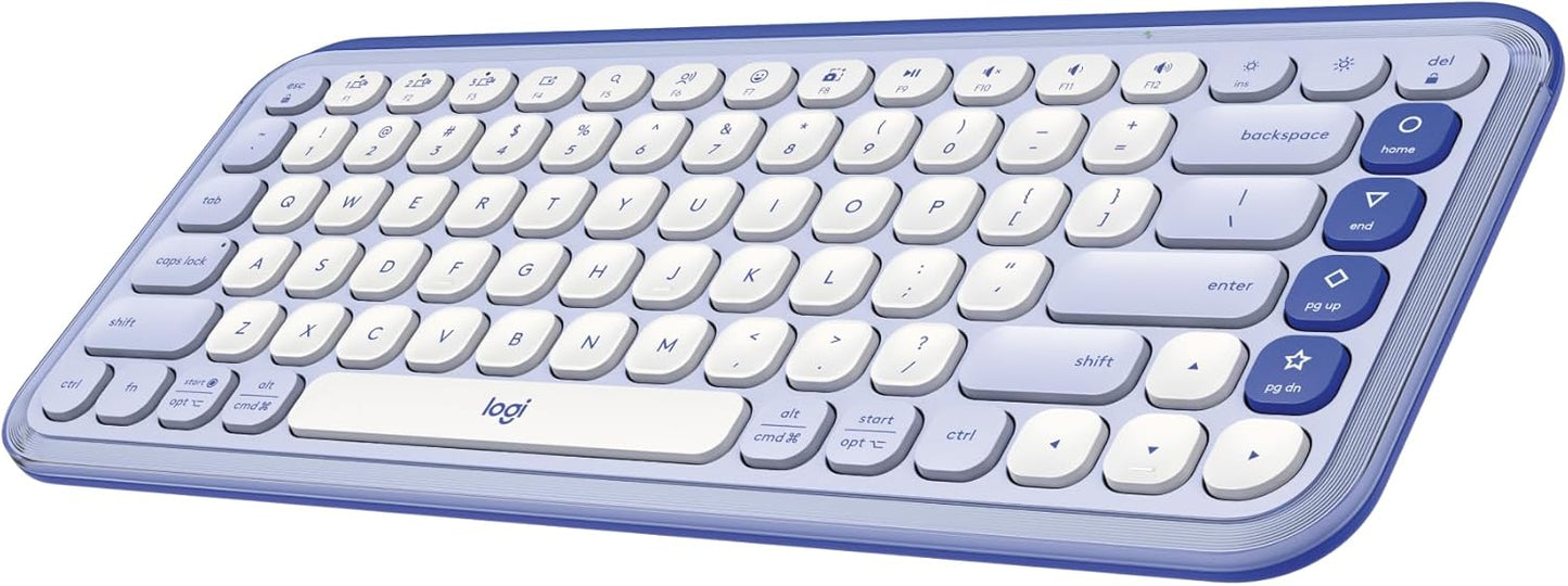 Logitech POP ICON KEYS Wireless Bluetooth Keyboard for Comfort