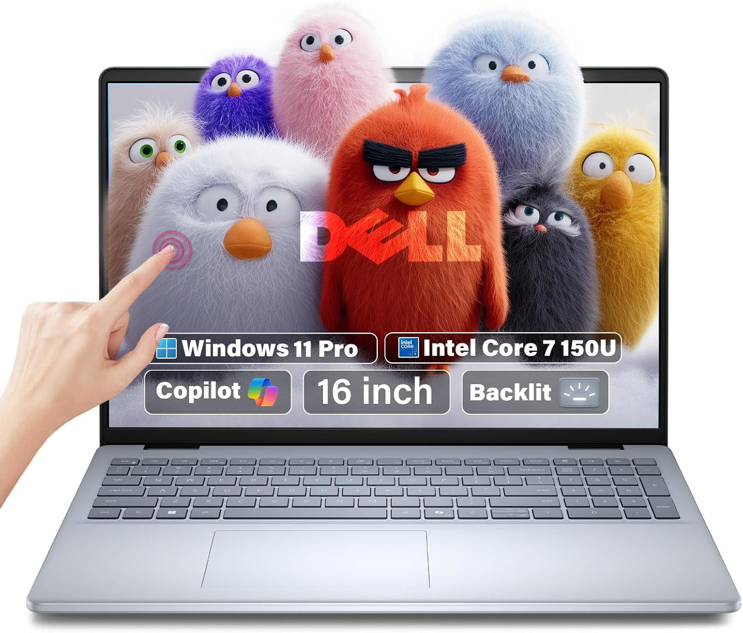 Dell 16 Laptop Touchscreen Business Computer with 10-Core Power