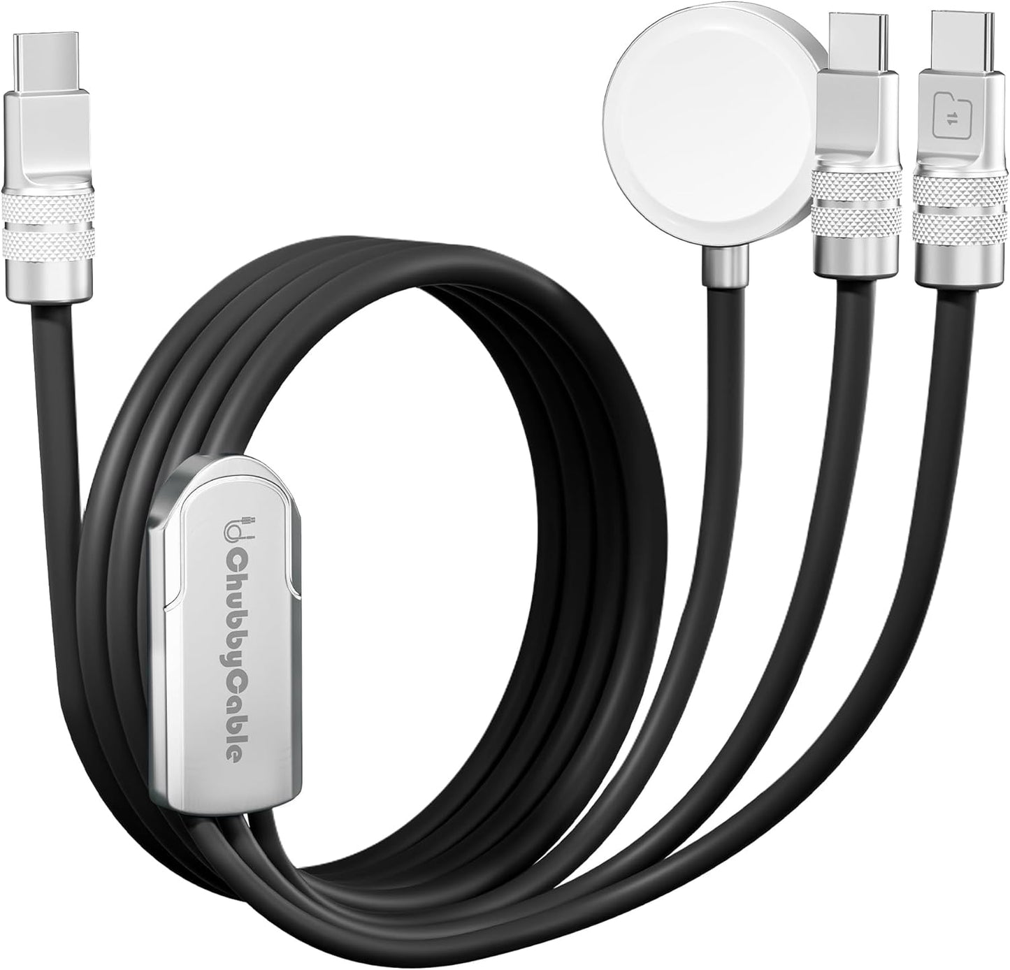 ChubbyCable Tri-Flex 3 in 1 USB C Cable for Fast Charging