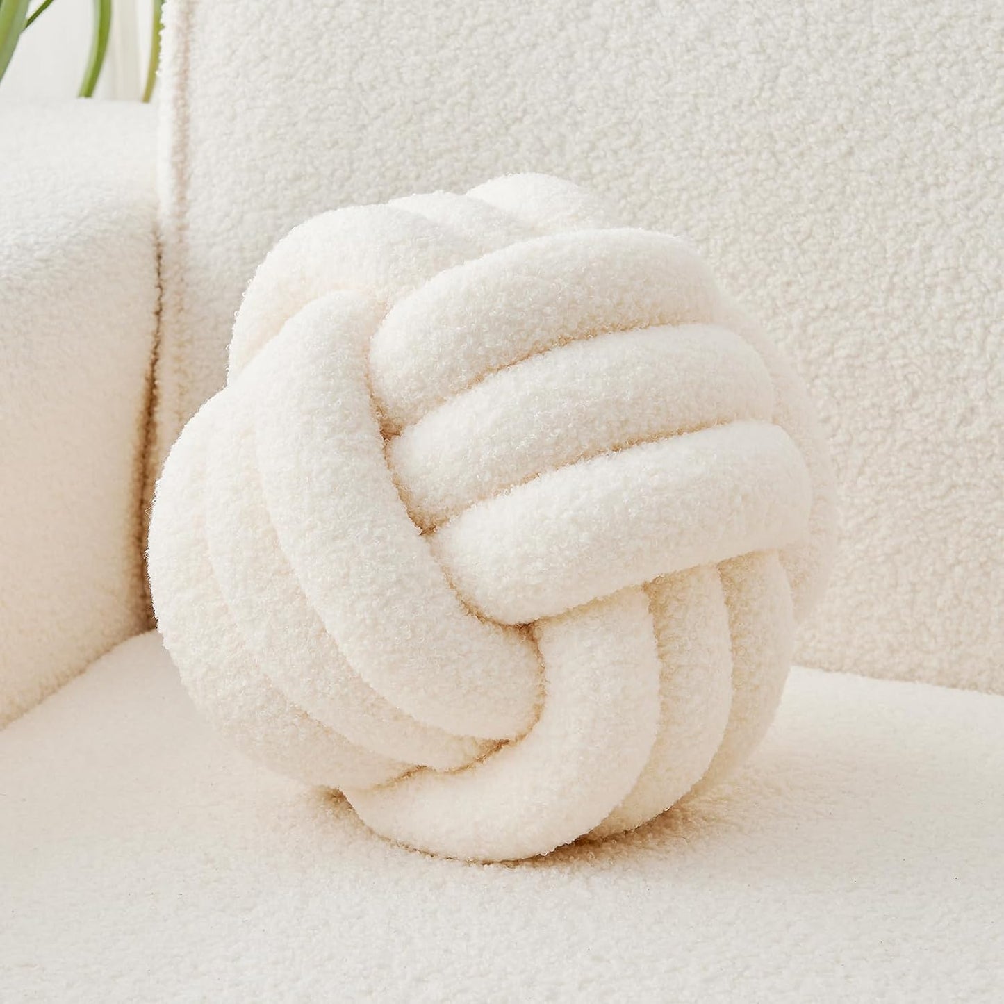 Decorative Throw Knot Pillow Ball for Home Chair Sofa Couch