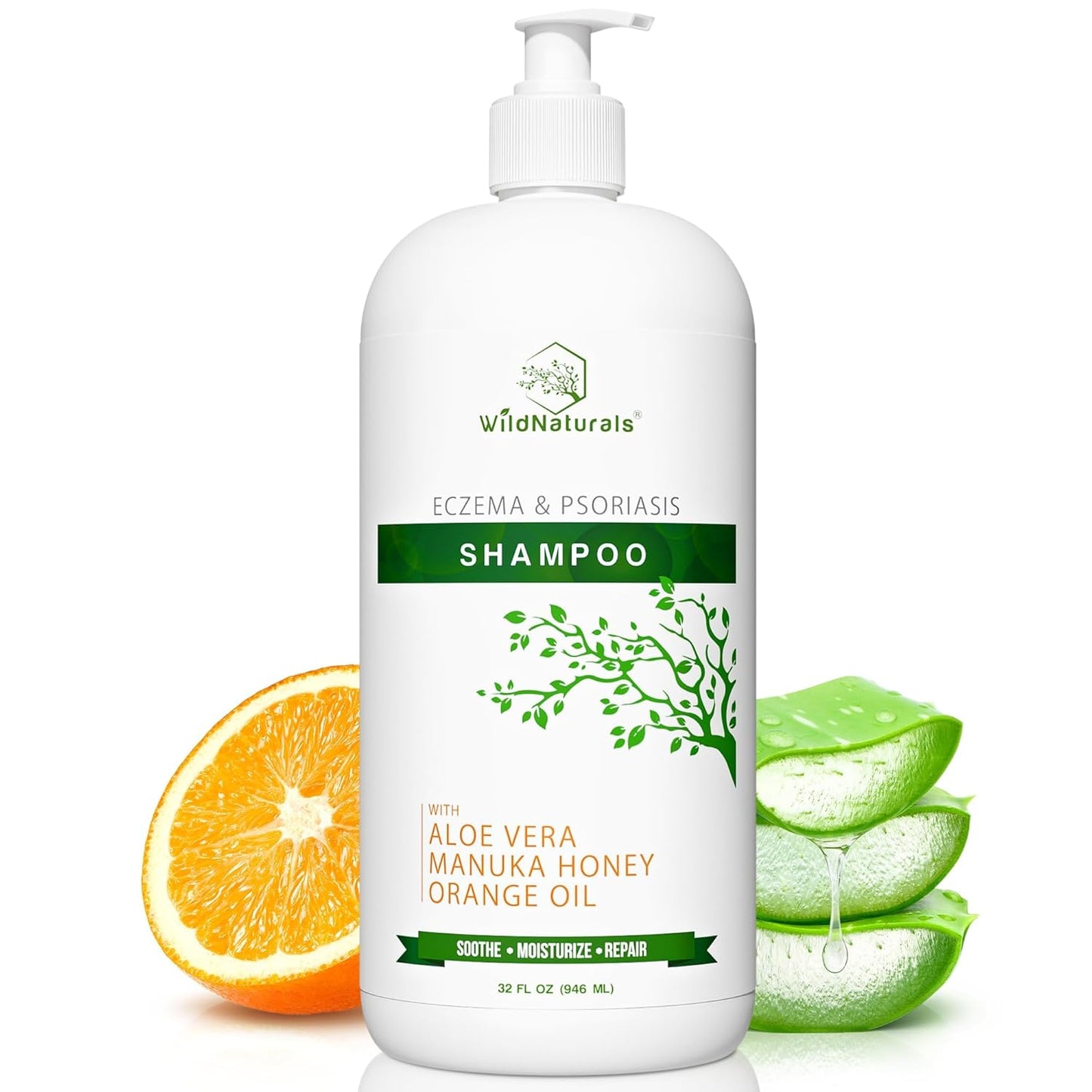 Eczema & Psoriasis Treatment Shampoo for Scalp Relief & Care