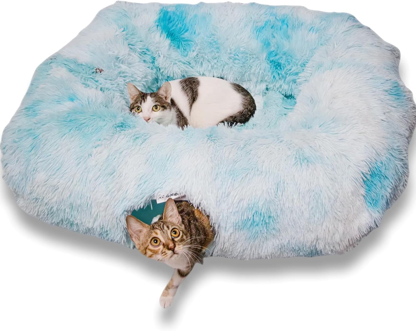 XxingSheep XL Cat Tunnel with Bed for Indoor Cats and Dogs