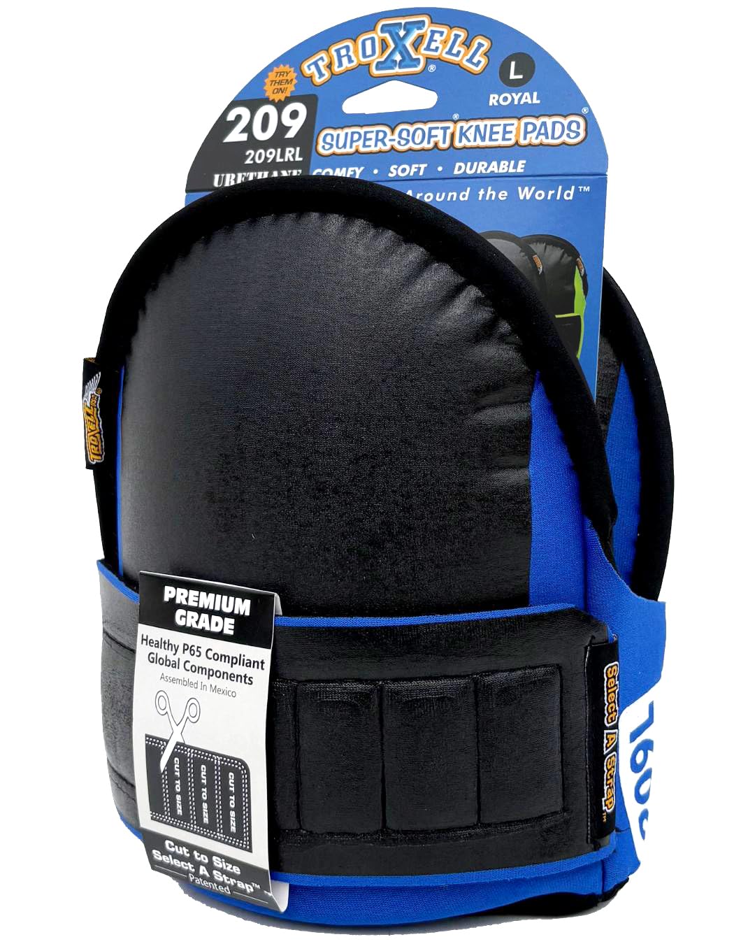 SuperSoft Royal Blue Kneepads for Comfort and Durability