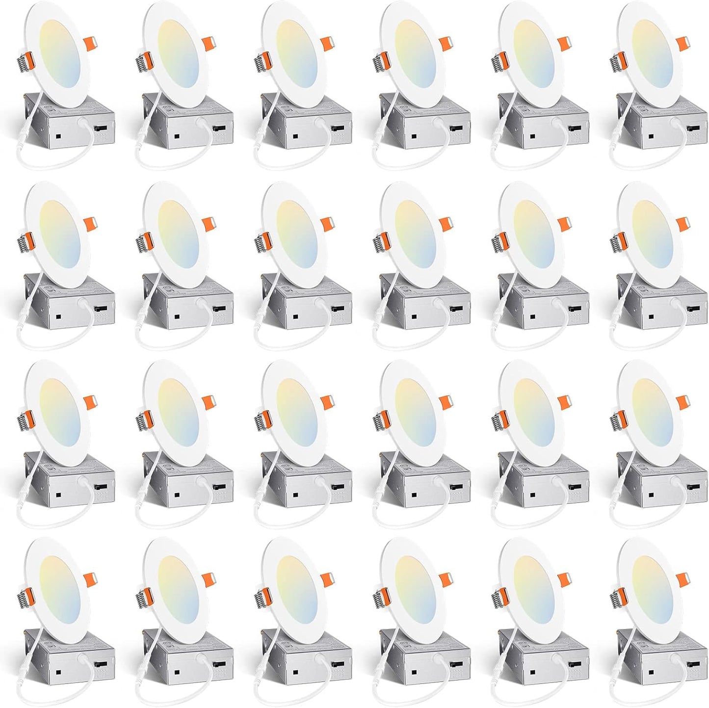 Ultra-Thin 4 Inch LED Recessed Ceiling Light for Bright Spaces