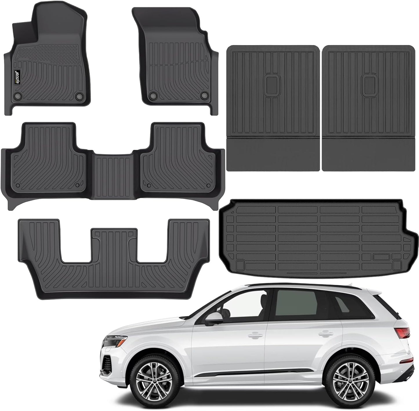 Jenofa All Weather Floor Mats for Audi Q7 / SQ7 2017-2025