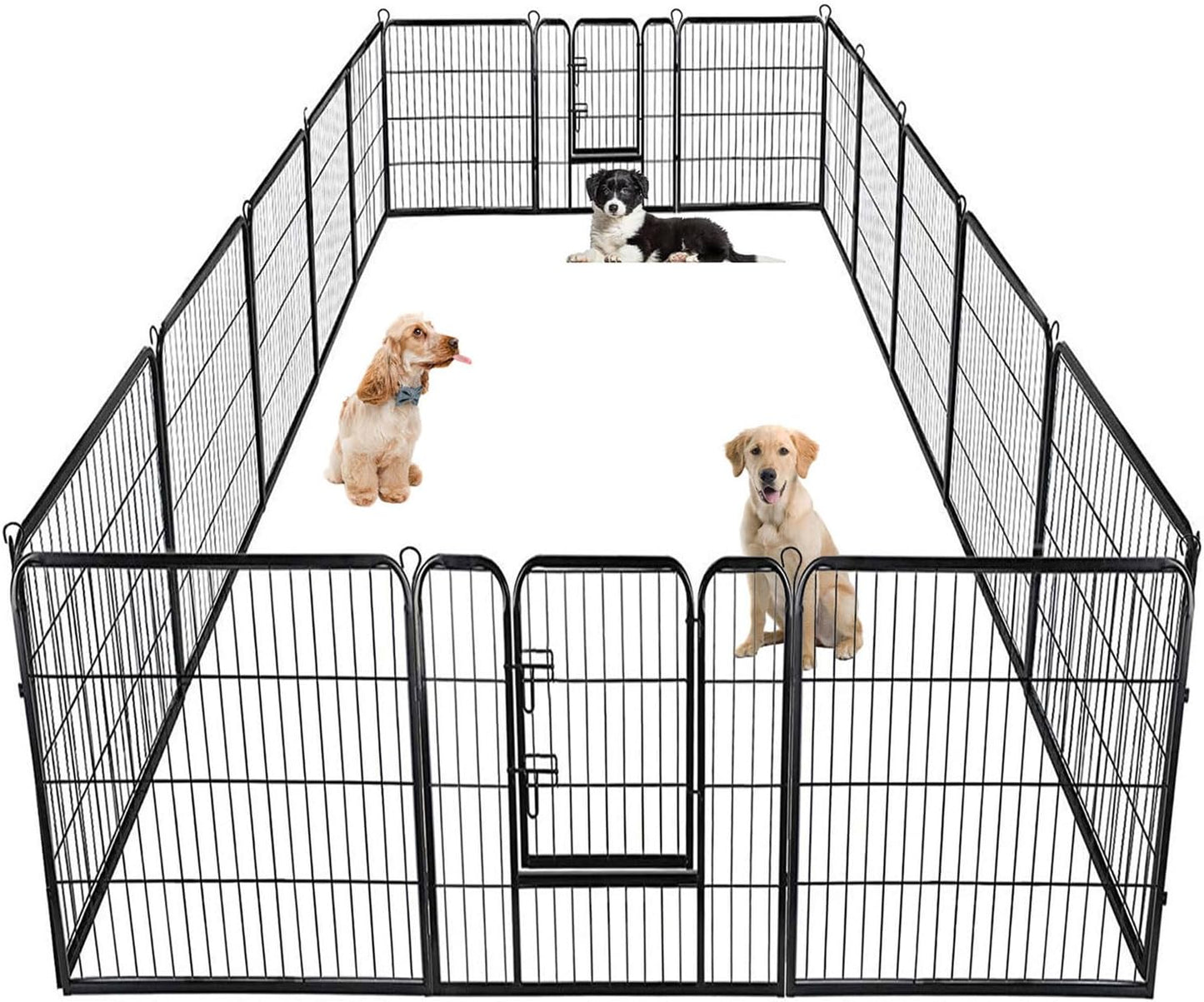 BestPet Dog Playpen 40 Inch Heavy Duty Metal Pet Exercise Pen