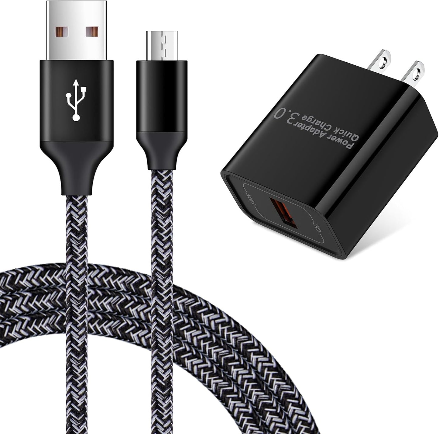 Fast Charge Android Wall Charger & Cable Set by ANDHOT