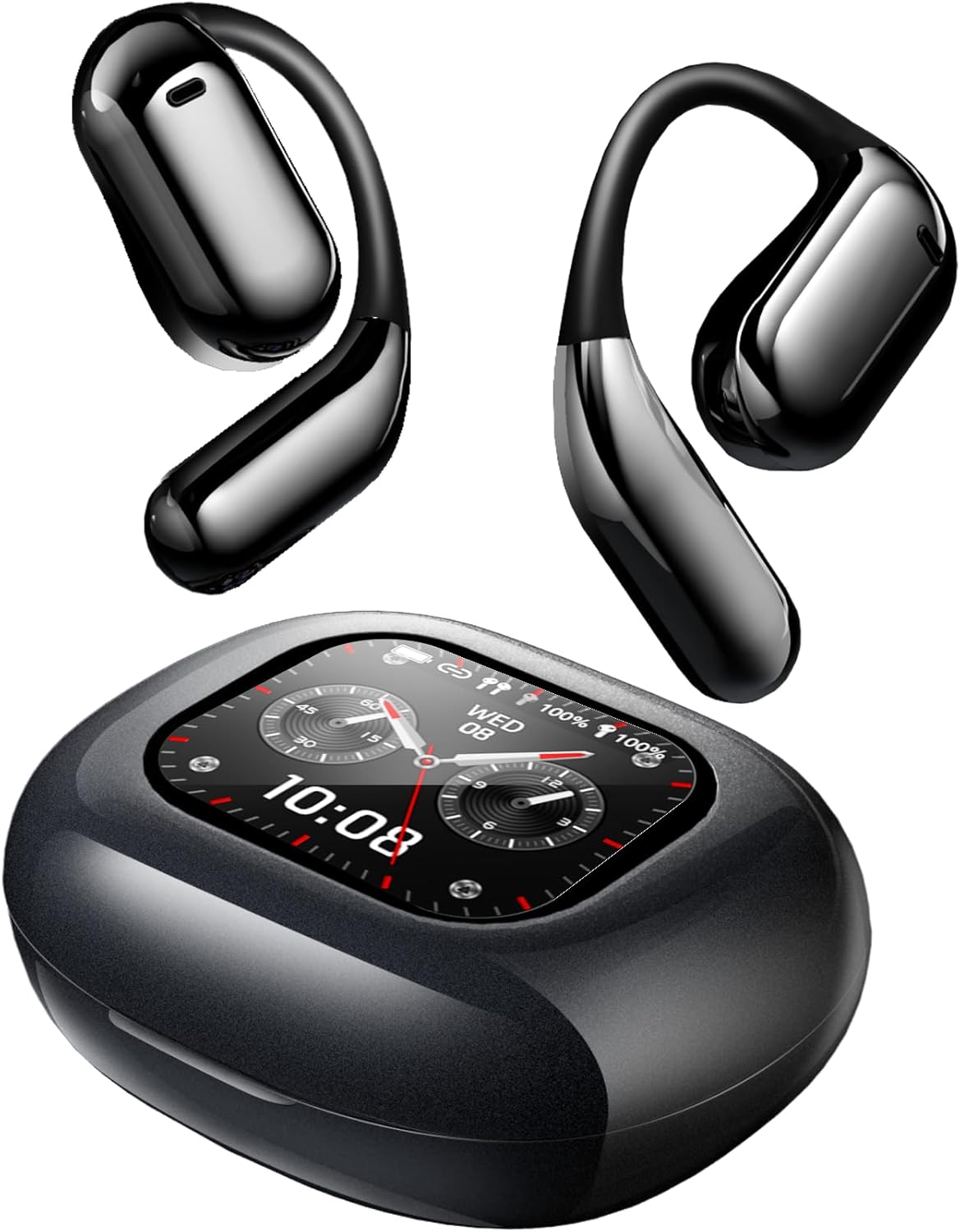 Ultimate Wireless Earbuds: 70hrs Playtime, Bluetooth 5.4, TouchScreen, IPX5 Waterproof - Fidiso