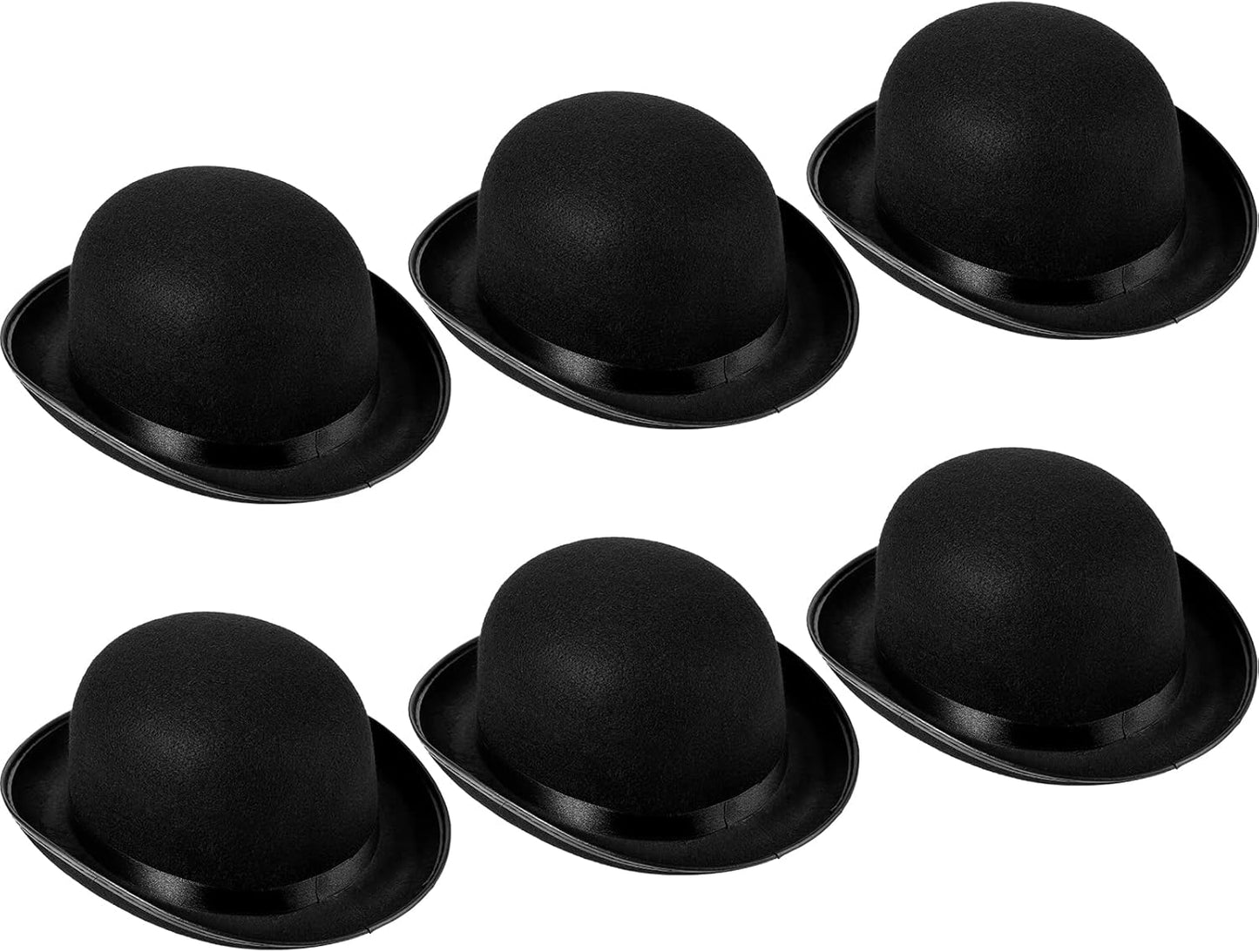 Felt Bowler Top Hats for Magician Steampunk Costume Dress Up