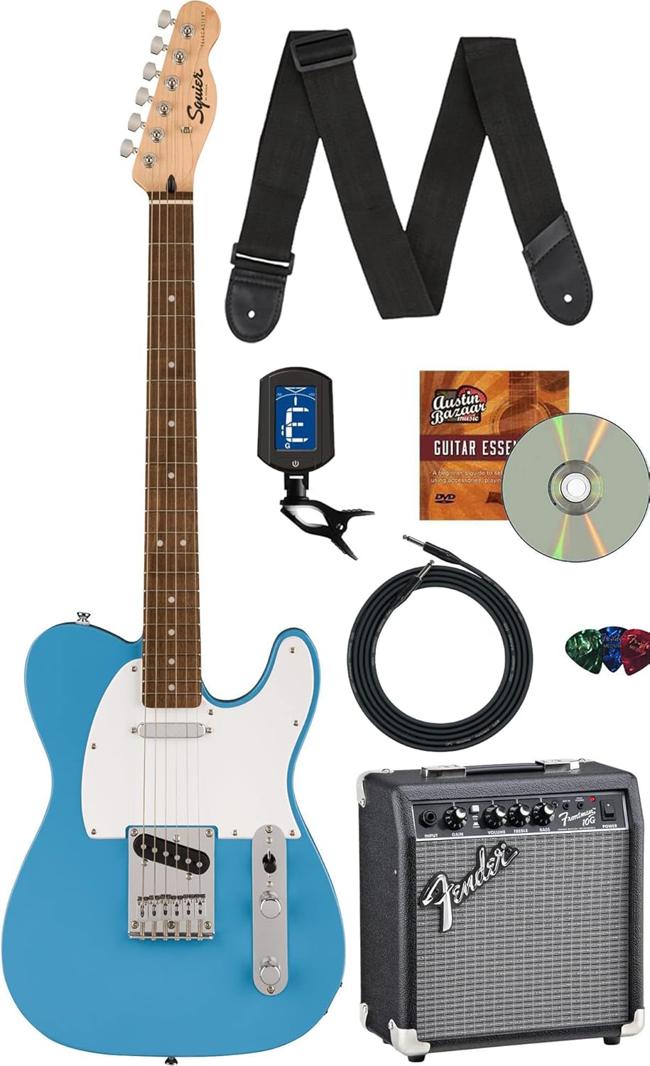 Fender Squier Sonic Telecaster Bundle with Amp and Accessories