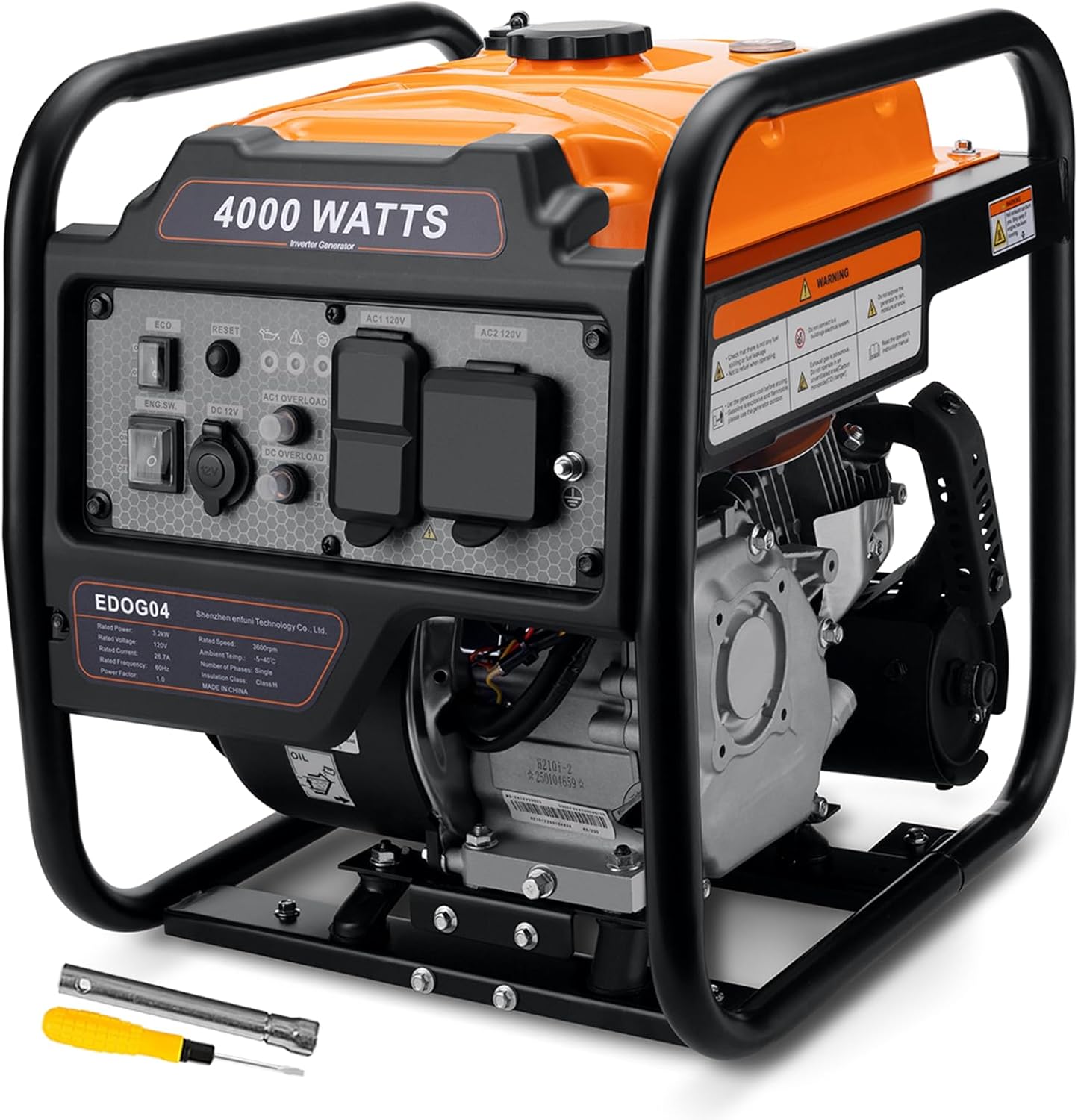 4000W Portable Inverter Generator for Camping and Home Backup