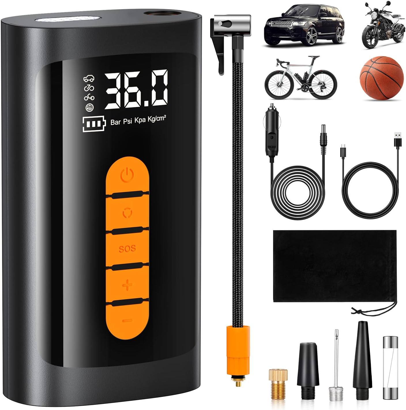 Ultimate Portable Tire Inflator - LXUNYI