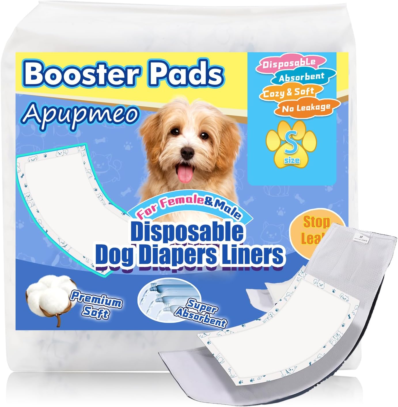Boost Absorbency with Dog Diaper Liner Pads!